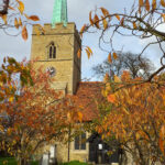 Widford Church in Autumn