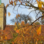 Widford Church in Autumn